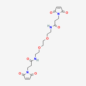 N,N'-((Ethane-1,2-diylbis(oxy))bis(ethane-2,1-diyl))bis(3-(2,5-dioxo-2,5-dihydro-1H-pyrrol-1-yl)propanamide)