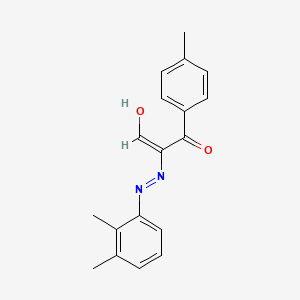 (2E)-2-[2-(2,3-dimethylphenyl)hydrazin-1-ylidene]-3-(4-methylphenyl)-3-oxopropanal