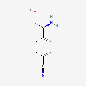 (S)-4-(1-Amino-2-hydroxyethyl)benzonitrile