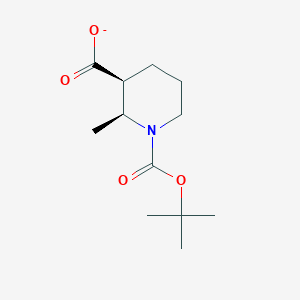 (2S,3S)-2-methyl-1-[(2-methylpropan-2-yl)oxycarbonyl]piperidine-3-carboxylate