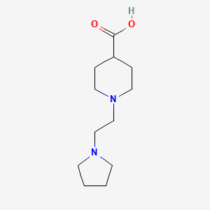 1-(2-(Pyrrolidin-1-yl)ethyl)piperidine-4-carboxylic acid