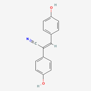 2,3-Bis(p-hydroxyphenyl)acrylonitrile