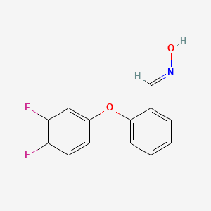 2-(3,4-Difluorophenoxy)benzenecarbaldehyde oxime