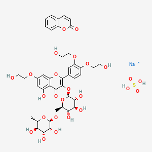 molecular formula C42H50NaO25S B1233405 Venalot CAS No. 39291-13-9