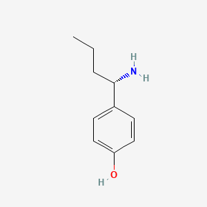 4-[(1S)-1-aminobutyl]phenol