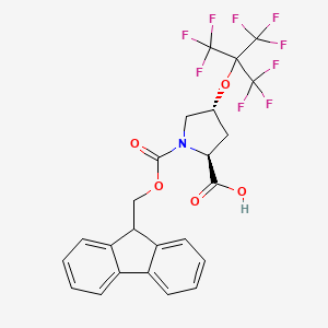 N-alpha-(9-Fluorenylmethyloxycarbonyl)-O-(nonafluoro-t-butyl)-trans-L-hydroxyproline