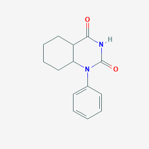 1-Phenyl-4a,5,6,7,8,8a-hexahydroquinazoline-2,4-dione