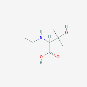 molecular formula C8H17NO3 B12334094 3-Hydroxy-2-(isopropylamino)-3-methylbutyric Acid CAS No. 2006276-80-6