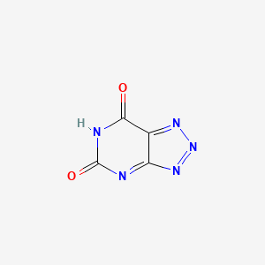 molecular formula C4HN5O2 B12334111 [1,2,3]Triazolo[4,5-d]pyrimidine-5,7-dione 