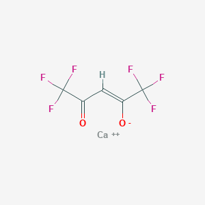 molecular formula C5HCaF6O2+ B12334122 Calcium hexafluoroacetylacetonate 