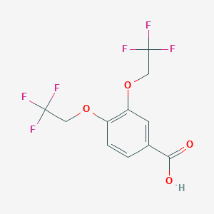 Benzoic acid, 3,4-bis(2,2,2-trifluoroethoxy)