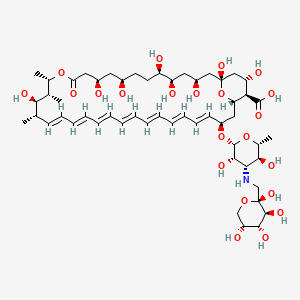 molecular formula C53H83NO22 B1233420 N-(1-Deoxyfructosyl)amphotericin B CAS No. 113693-19-9