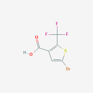 5-Bromo-2-(trifluoromethyl)thiophene-3-carboxylic acid