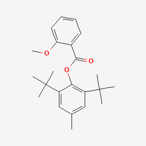 Benzoic acid, 2-methoxy-, 2,6-bis(1,1-dimethylethyl)-4-methylphenyl ester