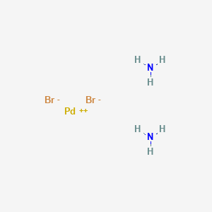 molecular formula Br2H6N2Pd B12334329 Palladium, diamminedibromo-, (SP-4-1)-(9CI) CAS No. 15654-59-8