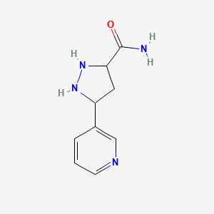 5-Pyridin-3-ylpyrazolidine-3-carboxamide