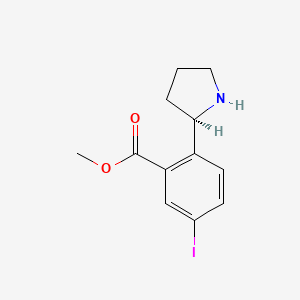 (R)-methyl 5-iodo-2-(pyrrolidin-2-yl)benzoate