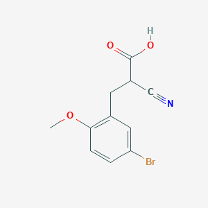 3-(5-Bromo-2-methoxyphenyl)-2-cyanopropionic Acid