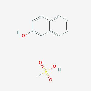 molecular formula C11H12O4S B12334419 2-Naphthalenol, methanesulfonate CAS No. 10290-91-2