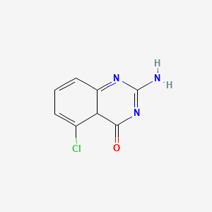 2-amino-5-chloro-4aH-quinazolin-4-one