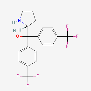 (S)-Pyrrolidin-2-ylbis(4-(trifluoromethyl)phenyl)methanol