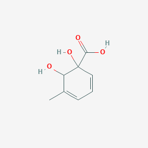 molecular formula C8H10O4 B1233453 1,6-二羟基-5-甲基环己-2,4-二烯羧酸 