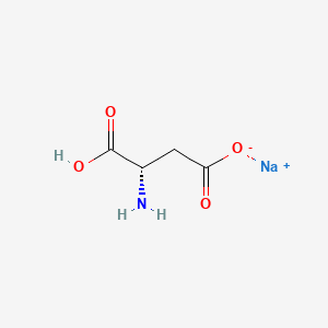 molecular formula C4H6NNaO4 B12334546 Sodium DL-aspartate CAS No. 39557-43-2