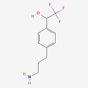 Benzenemethanol, 4-(3-aminopropyl)-alpha-(trifluoromethyl)-