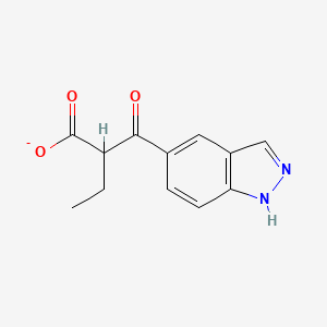 1H-Indazole-5-propanoicacid, b-oxo-, ethyl ester