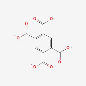 molecular formula C10H2O8-4 B1233458 Benzene-1,2,4,5-tetracarboxylate CAS No. 7242-86-6