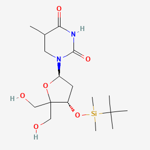 Thymidine, 3'-O-[(1,1-dimethylethyl)dimethylsilyl]-4'-(hydroxymethyl)-