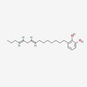 molecular formula C21H32O2 B1233461 Urushiol III CAS No. 492-91-1