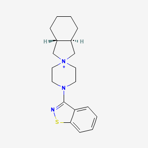 (3AR,7aR)-4'-(benzo[d]isothiazol-3-yl)octahydrospiro[isoindole-2,1'-piperazin]-2-ium