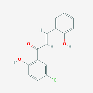 (2E)-1-(5-chloro-2-hydroxyphenyl)-3-(2-hydroxyphenyl)prop-2-en-1-one