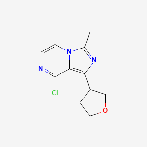 8-Chloro-3-methyl-1-(oxolan-3-yl)imidazo[1,5-a]pyrazine