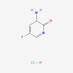 3-amino-5-fluoro-3H-pyridin-2-one;hydrochloride