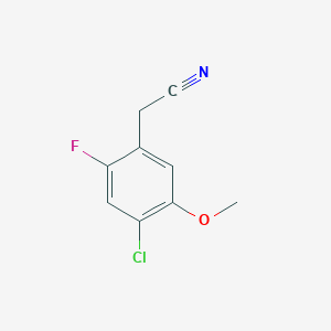 4-Chloro-2-fluoro-5-methoxybenzyl cyanide