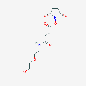 O-((N-Succinimidyl)succinyl-aminoethyl)&