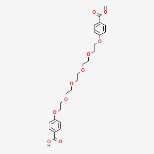 4,4'-(3,6,9,12-Tetraoxatetradecane-1,14-diylbis(oxy))dibenzoic acid