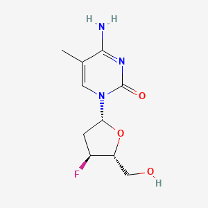 2',3'-Dideoxy-3'-fluoro-5-methyl-cytidine