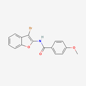 N-(3-Bromobenzofuran-2-yl)-4-methoxybenzamide