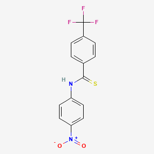 N-(4-Nitrophenyl)-4-(trifluoromethyl)benzothioamide