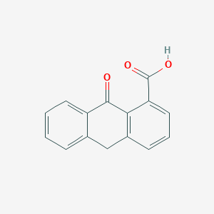 molecular formula C15H10O3 B12334767 1-Anthracenecarboxylic acid, 9,10-dihydro-9-oxo- 