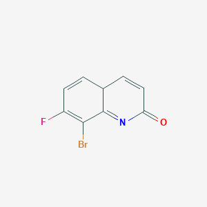 8-bromo-7-fluoro-4aH-quinolin-2-one