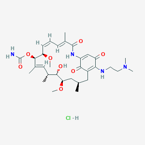 molecular formula C32H49ClN4O8 B1233483 Geldanamycin, monohydrochloride 