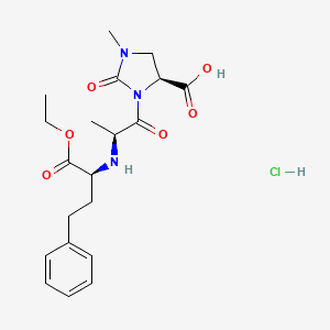 molecular formula C20H28ClN3O6 B1233484 Imidaprilhydrochlorid CAS No. 89396-94-1