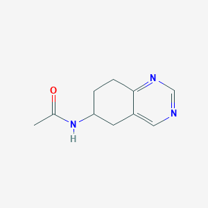 molecular formula C10H13N3O B12334847 N-(5,6,7,8-tetrahydroquinazolin-6-yl)acetamide CAS No. 1628517-81-6