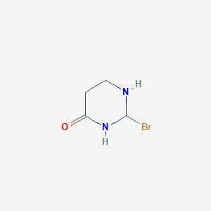 molecular formula C4H7BrN2O B12334880 4(3H)-Pyrimidinone, 2-bromo- 