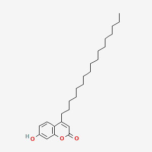 molecular formula C26H40O3 B1233489 4-十七烷基伞花素 CAS No. 26038-83-5