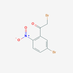 2-Bromo-1-(5-bromo-2-nitrophenyl)ethanone